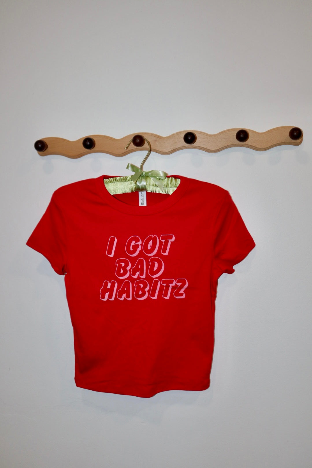 Women's Bad Habits Baby Tee